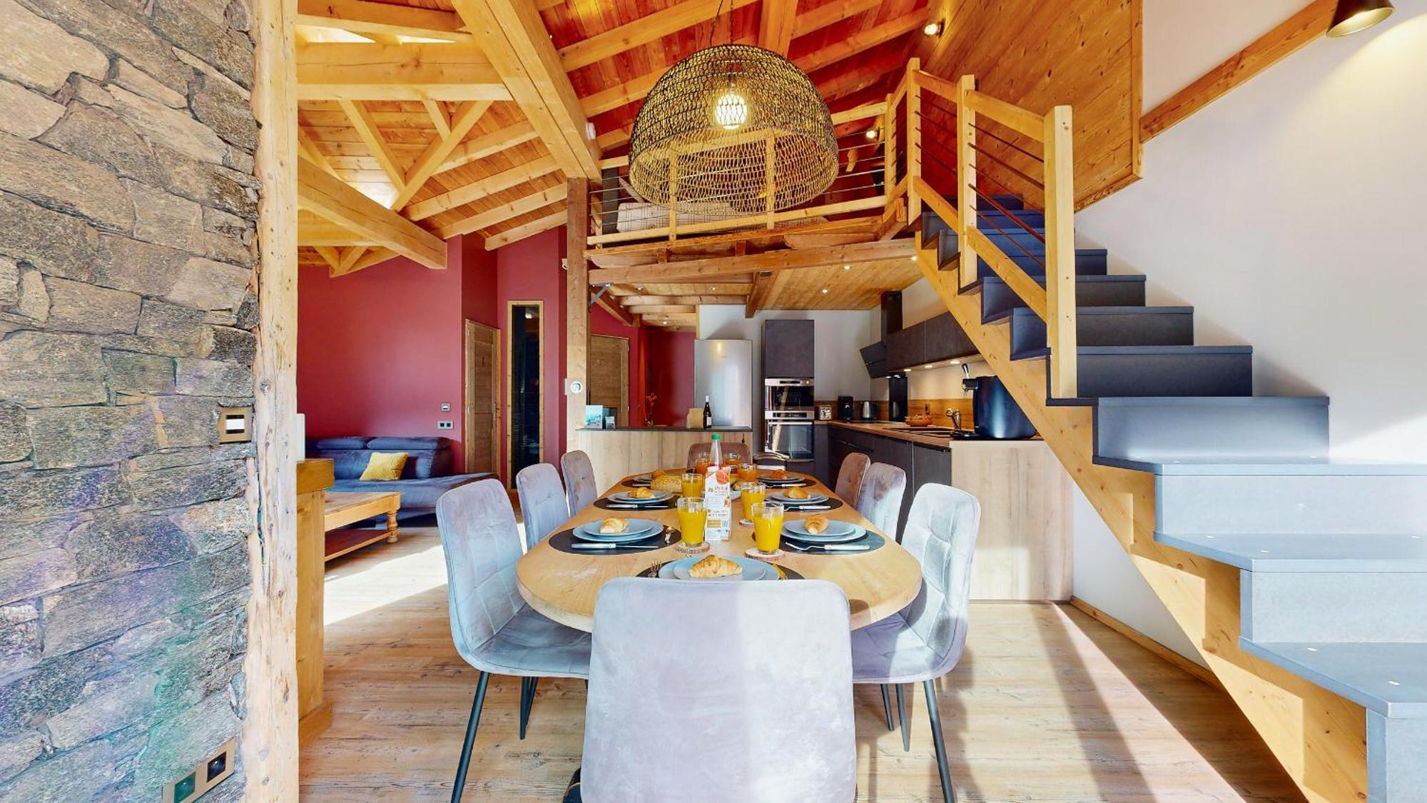 Chalet Grand Croix - Haut Standing - 8, 10 Pers ล็องส์เลอบูร์-มง-เซอนี ภายนอก รูปภาพ