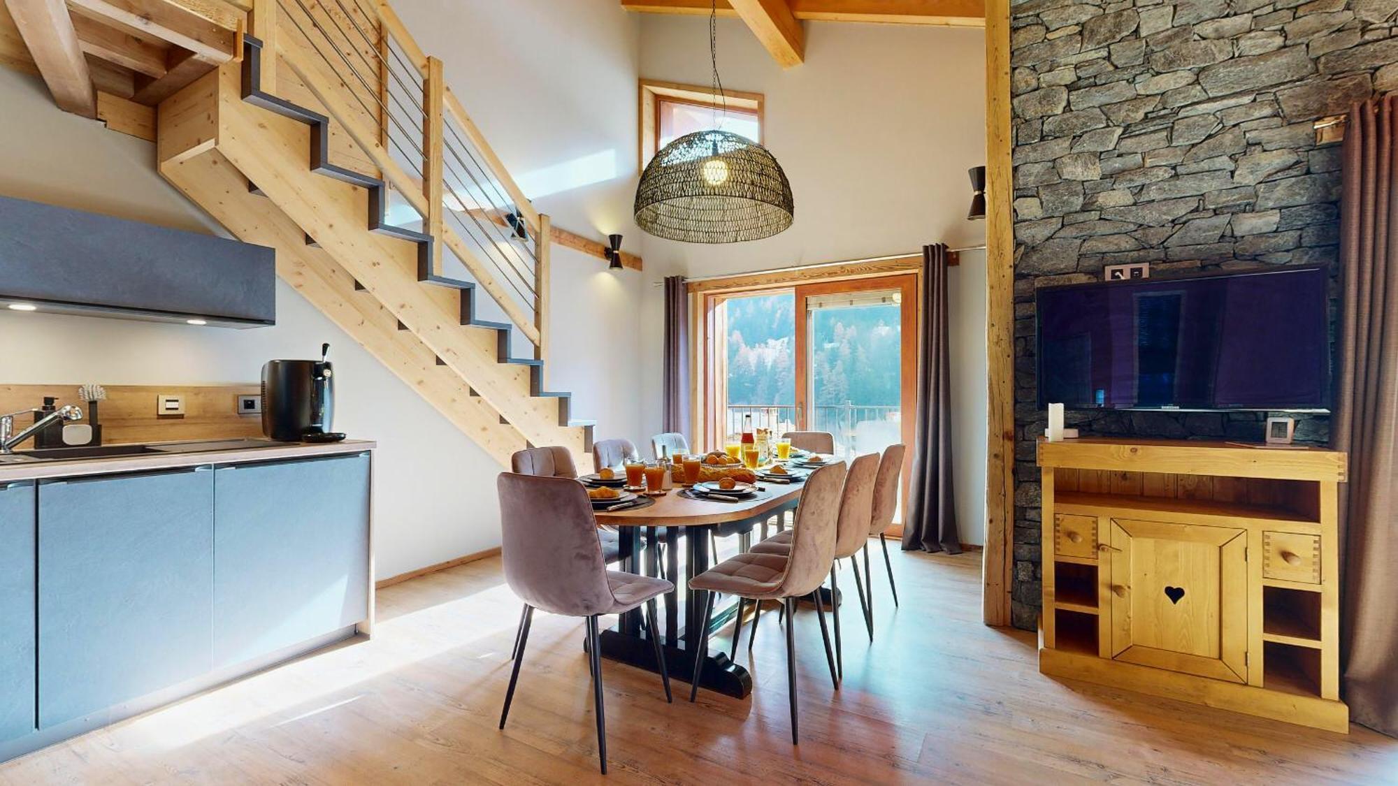 Chalet Grand Croix - Haut Standing - 8, 10 Pers ล็องส์เลอบูร์-มง-เซอนี ภายนอก รูปภาพ